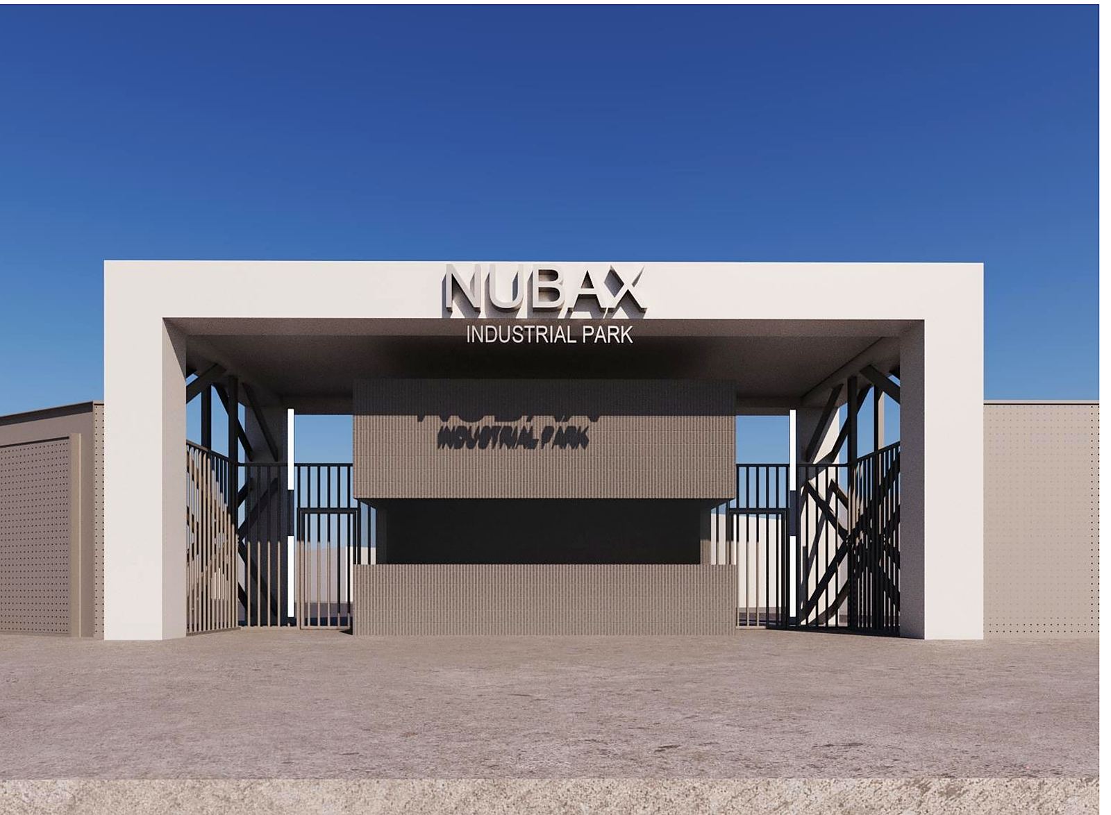 Entrada Parque Nubax Industrial Park, El Salto Jalisco